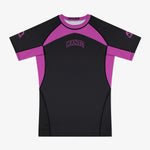 Rashguard Manto Ranked 25 maniche corte Viola-Combat Arena