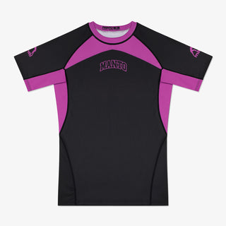 Rashguard Manto Ranked 25 maniche corte Viola-Combat Arena