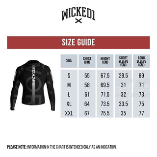 Rashguard Wicked One Kruz mangas compridas