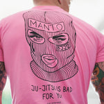 T-shirt Manto x KTOF Balaclava Rosa-Combat Arena
