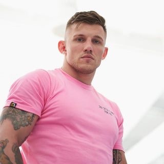 T-shirt Manto x KTOF Balaclava Rosa-Combat Arena