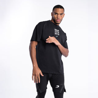 T-shirt Boxraw HRDR FSTR SMTR Oversize Preto