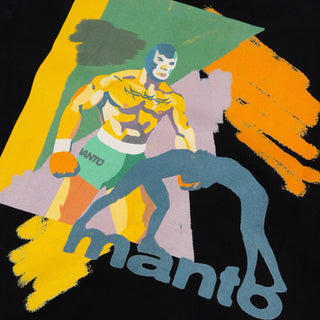 T-shirt Manto Luchador Preto