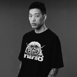 T-shirt oversize Manto Treasure Zone Preto