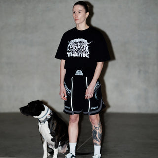 T-shirt oversize Manto Treasure Zone Preto