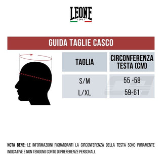 Capacete Leone The Greatest CS433 com barra