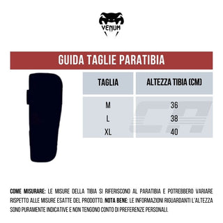 Caneleiras Venum Challenger Preto-prata