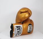 Luvas de Boxe Cleto Reyes Professional CB2 Ouro com atacadores