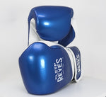 Luvas de Boxe Cleto Reyes Treino de Alta Precisão CE7 Azul-branco