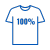 100% algodão