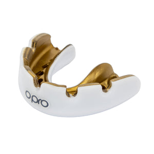 Protetor Bucal Opro Instant Custom-Fit para aparelho Branco-ouro 