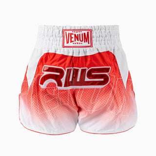 Calções kick-tailandeses RWS x Venum 2.0 Branco-vermelho 