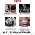 Protetor Bucal Opro Instant Custom-Fit Dentes de Ouro 