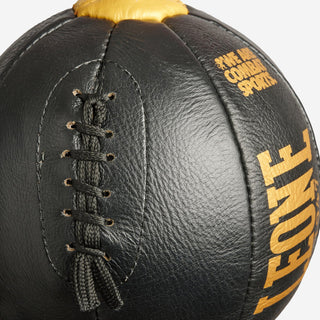 Bola de boxe com tirantes Leone DNA AT809 Preto-dourado