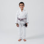BJJ Gi criança Kingz Kore V2 IBJJF Branco 
