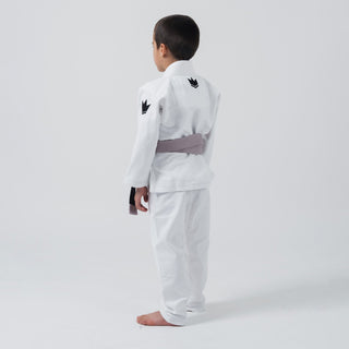 BJJ Gi criança Kingz Kore V2 IBJJF Branco 