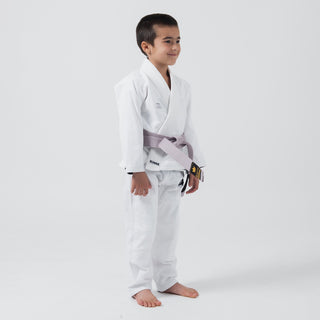 BJJ Gi criança Kingz Kore V2 IBJJF Branco 