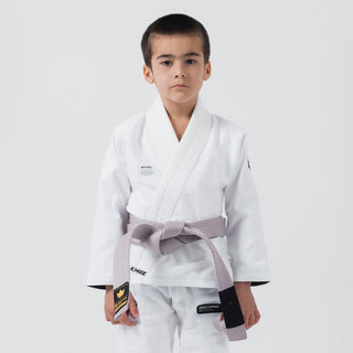 BJJ Gi criança Kingz Kore V2 IBJJF Branco 