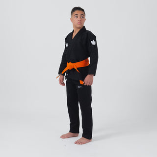 BJJ Gi criança Kingz Kore V2 IBJJF Preto 