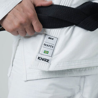 BJJ Gi Kingz MI-K Roots IBJJF Bianco-Combat Arena