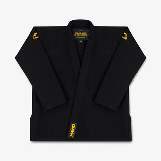 BJJ Gi Manto Base 3.0 Preto-laranja 