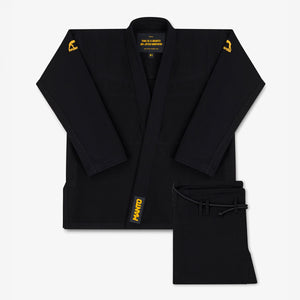 BJJ Gi Manto Base 3.0 Preto-laranja 
