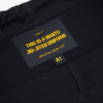 BJJ Gi Manto Base 3.0 Preto-laranja 