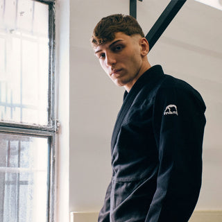BJJ Gi Manto Base 3.0 Preto e branco 