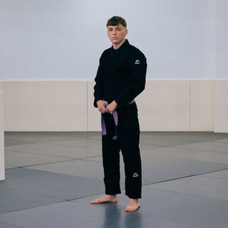 BJJ Gi Manto Base 3.0 Preto e branco 