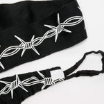 Ligaduras 3,5mt Leone IUTER Barbed Wire AB705IU Preto-Combat Arena