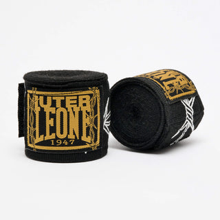 Ligaduras 3,5mt Leone IUTER Barbed Wire AB705IU Preto-Combat Arena