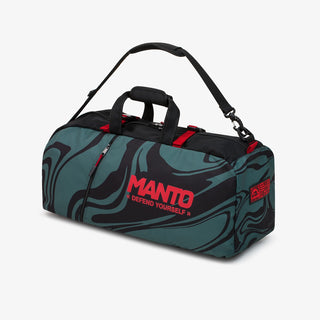 Mochila Saco Manto Grid Verde 