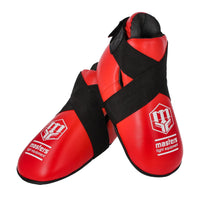 Protetores de Pés Ponto Fighting Mestres WAKO Vermelho 