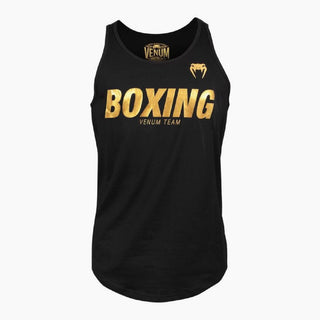Camisola Venum Boxing VT Preto-Ouro 