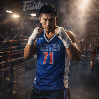 Camisola de alças Fairtex Jersey NBA JS19 Azul 