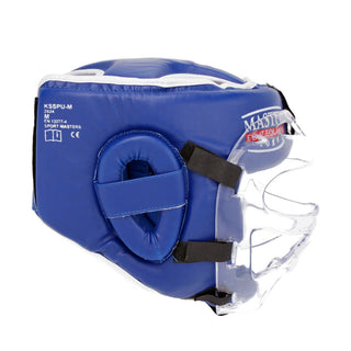 Capacete com viseira Masters WAKO Azul 