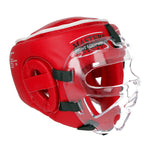 Capacete com viseira Masters WAKO Vermelho 