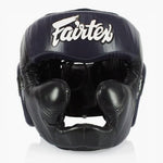 Capacete Fairtex Diagonal Vision Sparring HG13 Preto-azul 