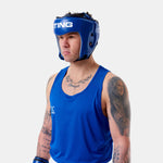 Capacete Sting Competition Aprovado World Boxing Azul 