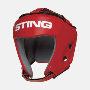 Capacete Sting Competition Aprovado World Boxing Vermelho 