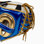 Capacete Adidas Pro Azul-ouro 