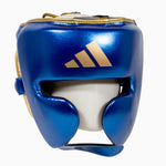 Capacete Adidas Pro Azul-ouro 