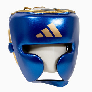 Capacete Adidas Pro Azul-ouro 