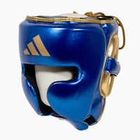 Capacete Adidas Pro Azul-ouro 