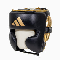 Capacete Adidas Pro Preto-ouro 