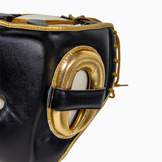 Capacete Adidas Pro Preto-ouro 