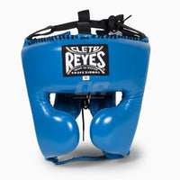 Capacete Cleto Reyes com parazigomas Azul-Combat Arena