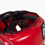 Capacete Cleto Reyes com parazigomas vermelhos