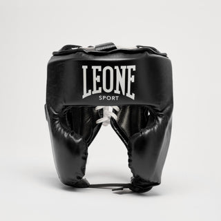Capacete Leone Desporto Augusto Classico Preto com proteção de zigomas 