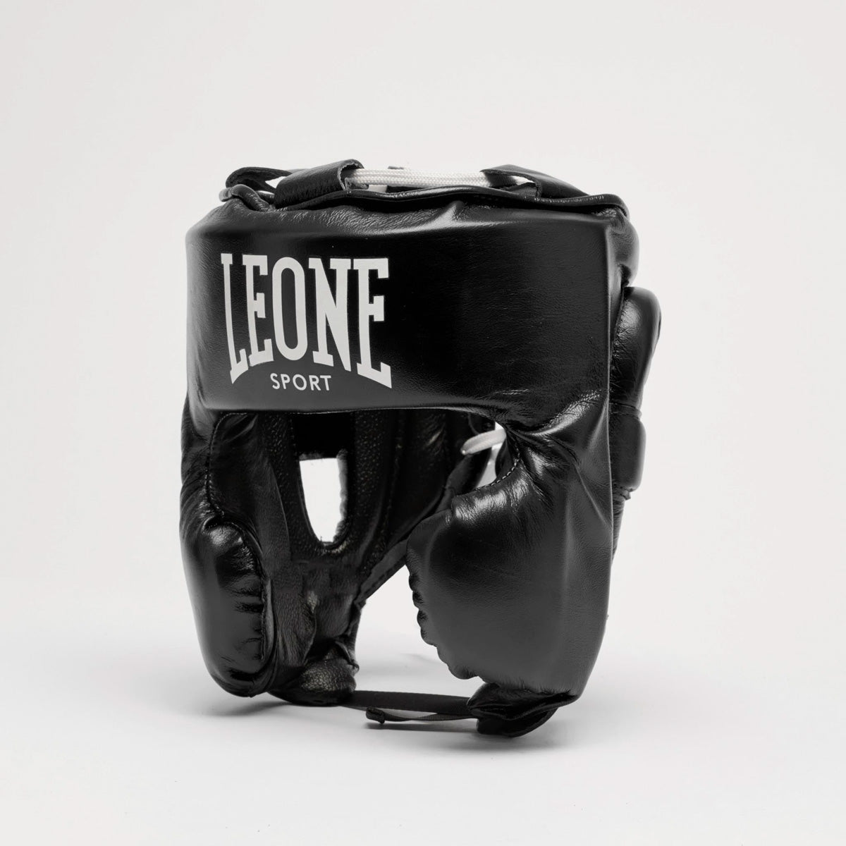 Capacete Leone Desporto Augusto Classico Preto com proteção de zigomas 